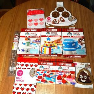 (10) NIB 🎂CAKE BOSS & WILTON Brands🧁